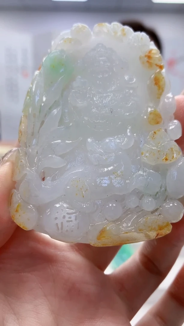 未镶嵌定制翡翠4829jw-毛货挂件82