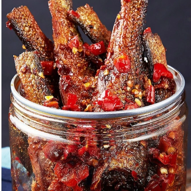 麻辣豆豉手撕鱼下饭零食280克装