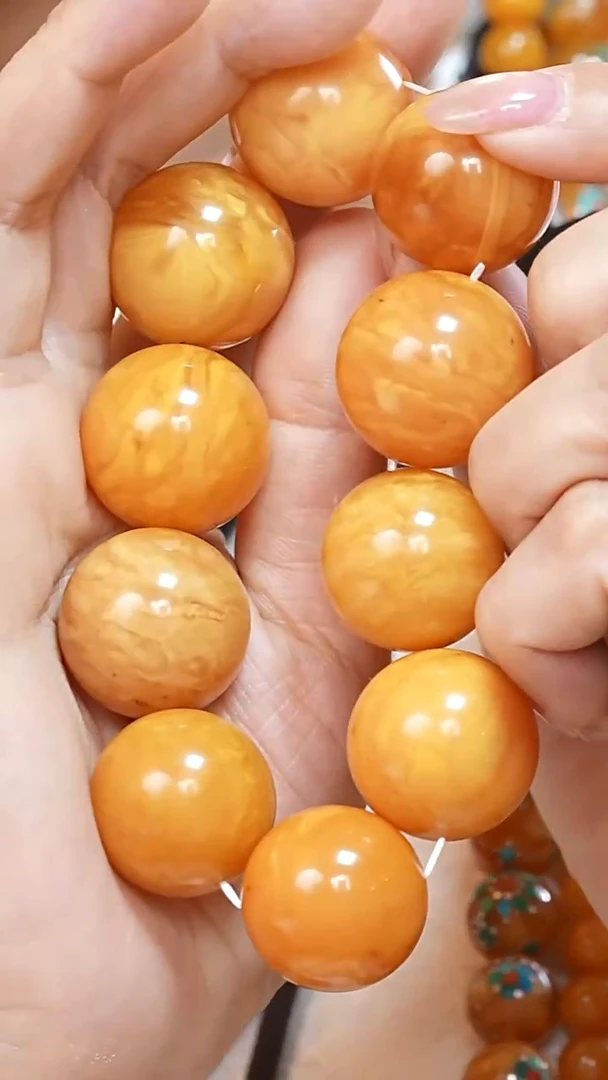 蜜蜡颈饰未镶嵌5037天然蜜蜡珠宝奇石云端妖孽全部保真
