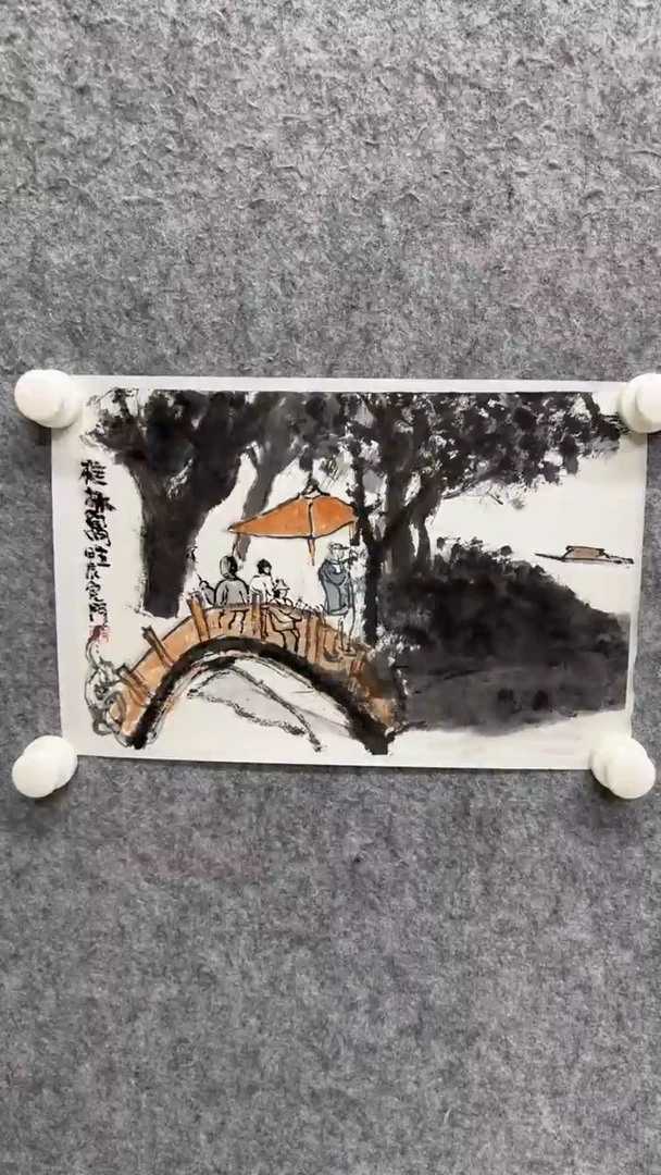 国画写意画花鸟画手绘