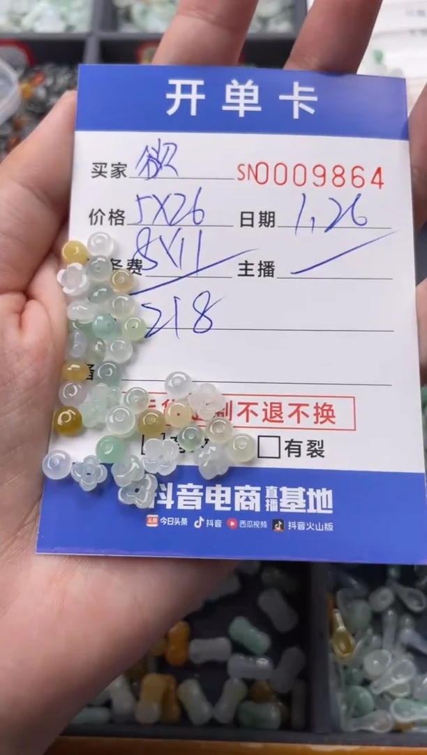 【闪购商品】翡翠颈饰未镶嵌00009864