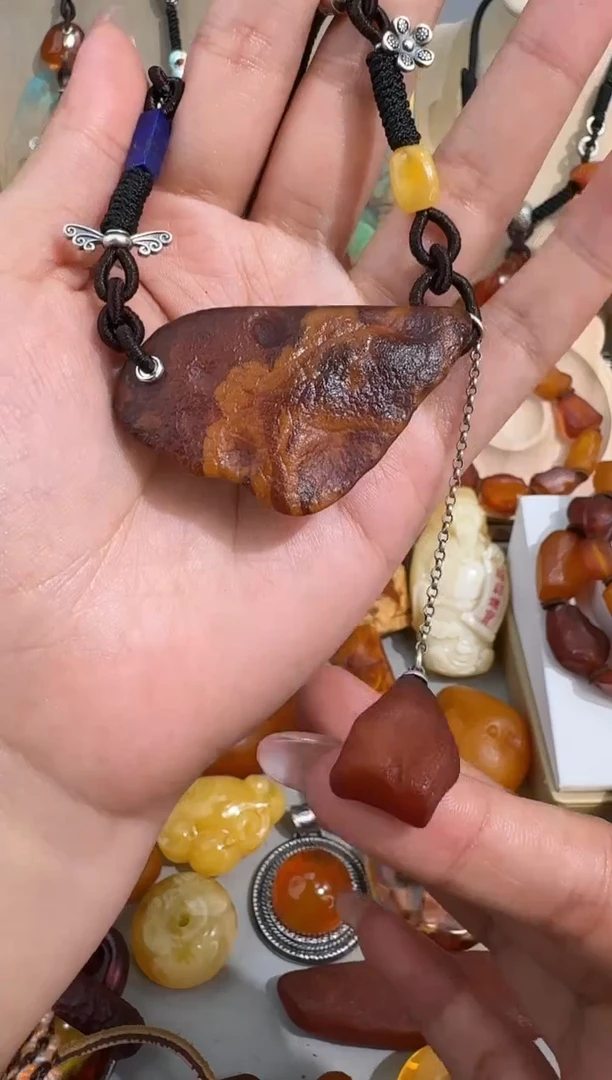 未镶嵌琥珀裸石喵*吉琥珀