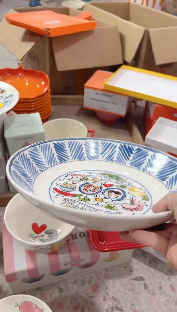 【闪购商品】碟荷兰太太------24盘--亚洲