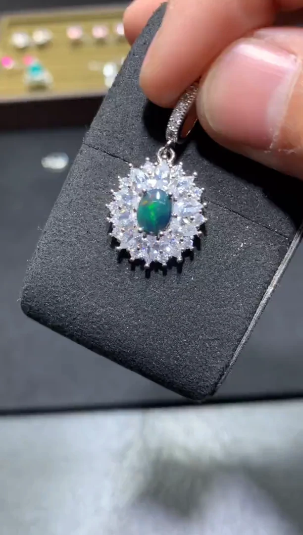 未镶嵌欧泊颈饰E89【多样性发其一】