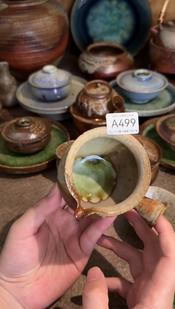 A499破碎感泥料非柴烧，跑单禁拍