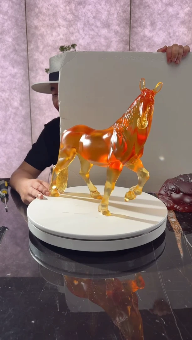摆件CS0202062琥珀逐日艺术摆件