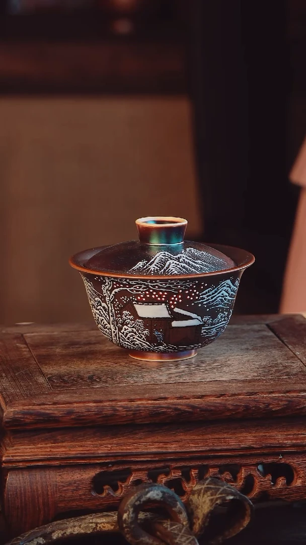 艺然堂手工手绘茶器