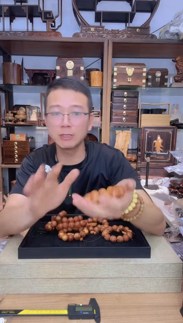 乌木类书架574崖柏2.0单圈手串