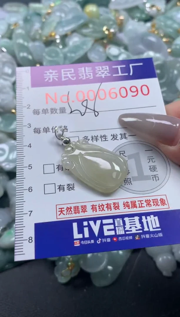 颈饰未镶嵌翡翠6090