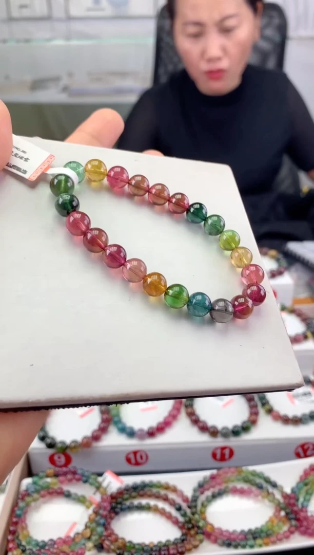未镶嵌手串碧玺 多样性发一条