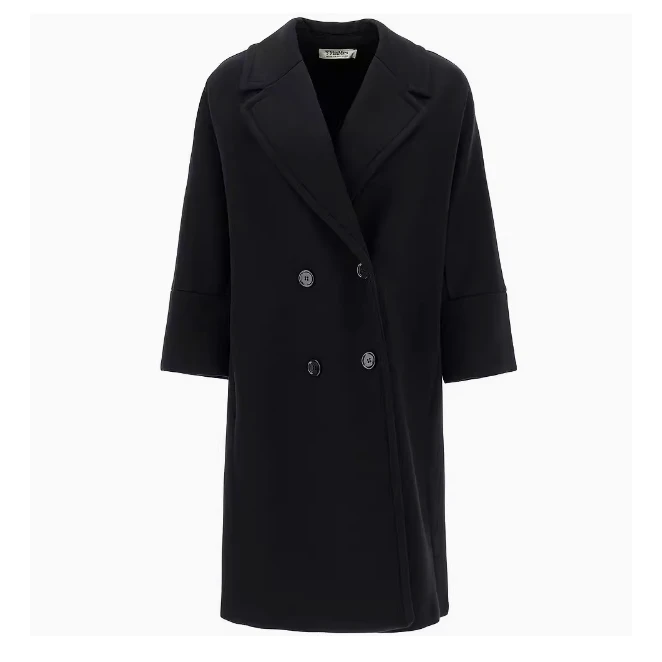 未使用 MaxMara 国现 中长款百搭双排扣大衣外套 DY0031