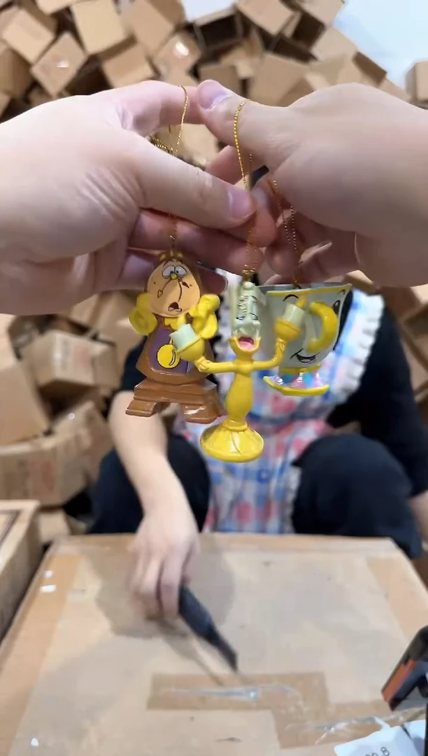 瓷片阿奇杯吊件3件套