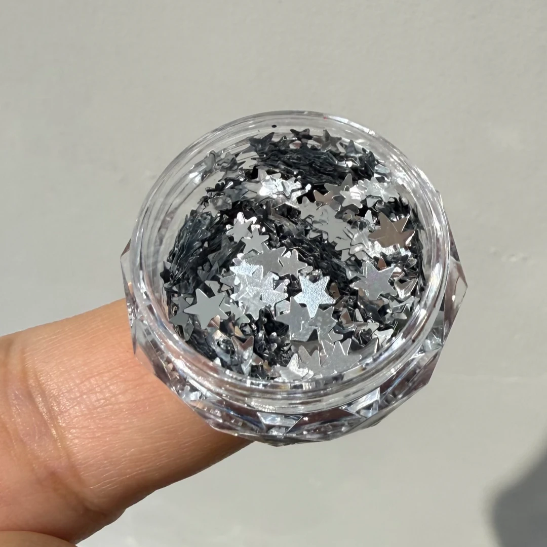 美甲爆闪五角星星亮片