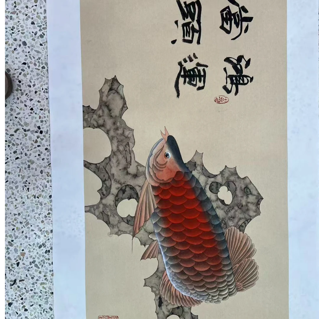 福寿图橱窗展示/藏雅文化/王奉超（鲁钰）老师/宣纸国画/带证书授权