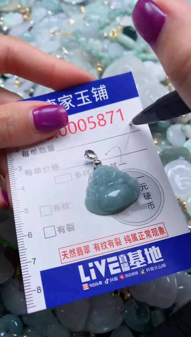 颈饰未镶嵌翡翠5871