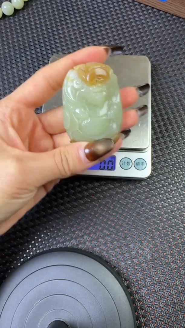 吊坠(赠链)未镶嵌和田玉若羌天地唐吊坠