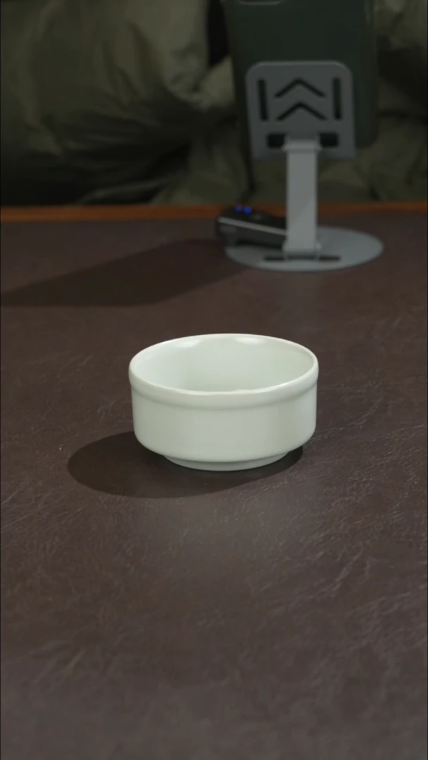 瓷宣宝汝瓷原矿原釉手工作品