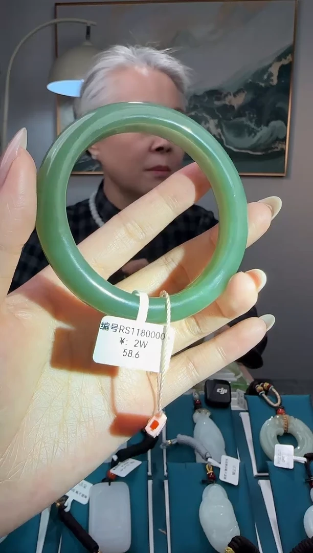 未镶嵌手镯和田玉RS58.6