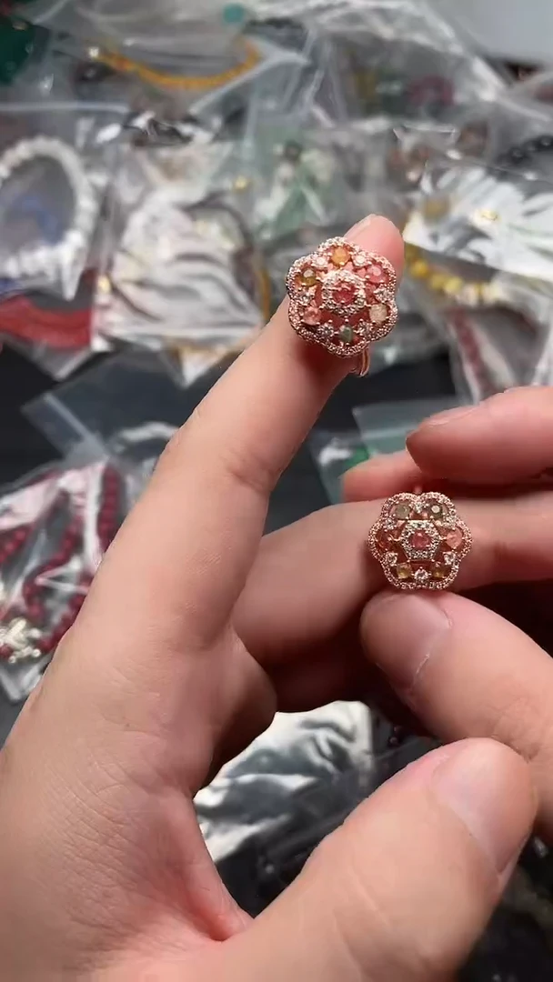 未镶嵌戒指碧玺多样性发货拍一发一