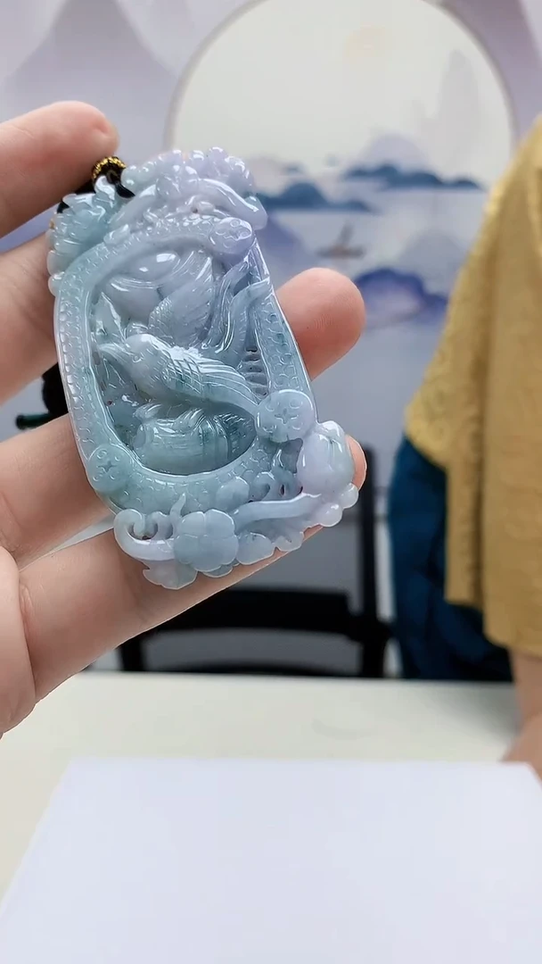 定制翡翠未镶嵌4829bb-毛货挂件75