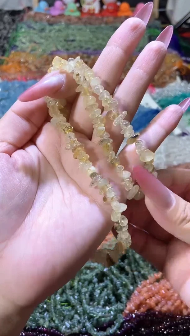 水晶珠宝半成品未镶嵌金发