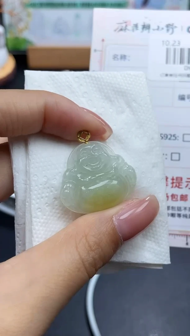 18K金镶嵌定制翡翠天然翡翠A货162