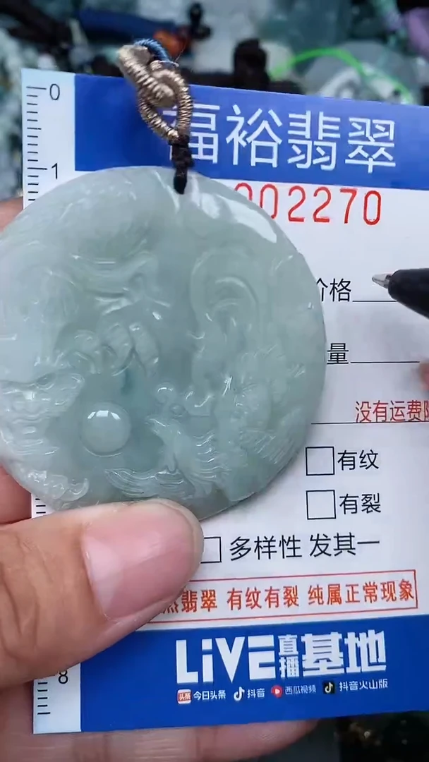 翡翠未镶嵌颈饰...0002270