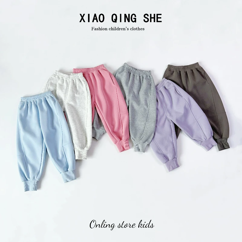 【清仓断码】中大童春季单层卫裤休闲卫裤合并儿童2002