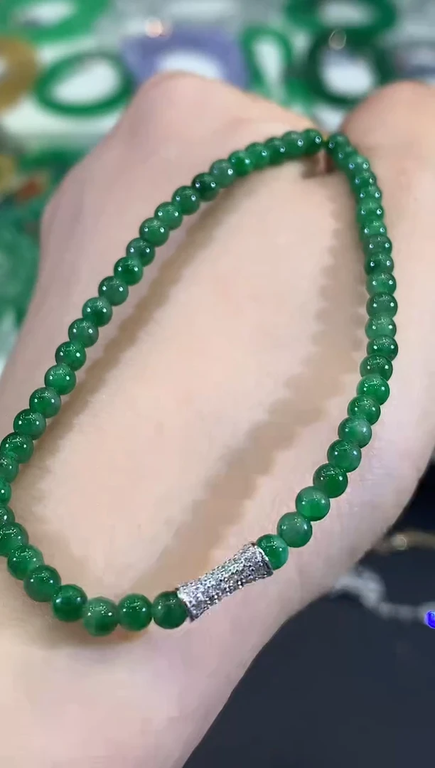 未镶嵌手串翡翠B21