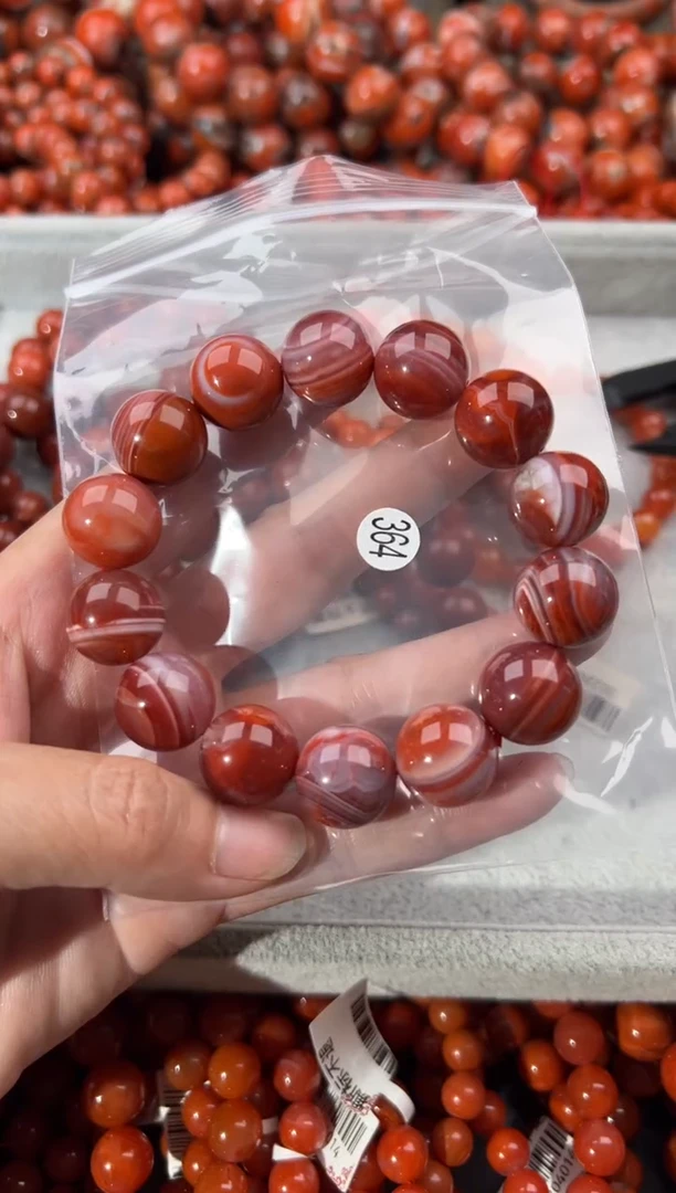未镶嵌手串南红玛瑙15+