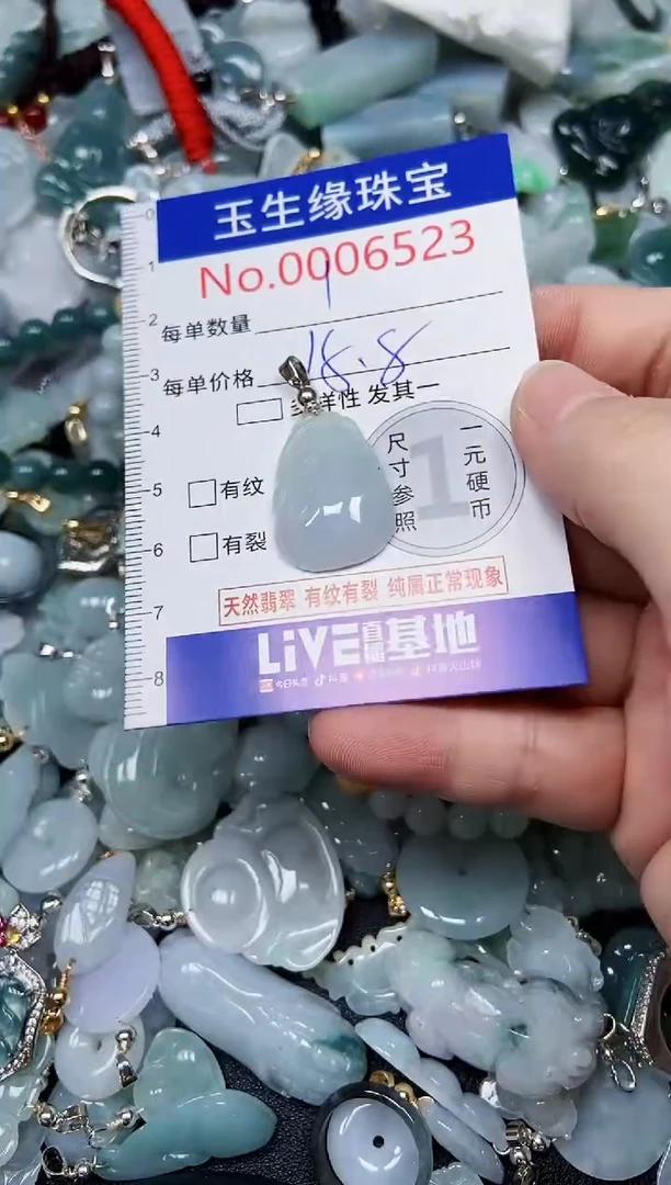 【闪购商品】翡翠颈饰未镶嵌闪购00006523
