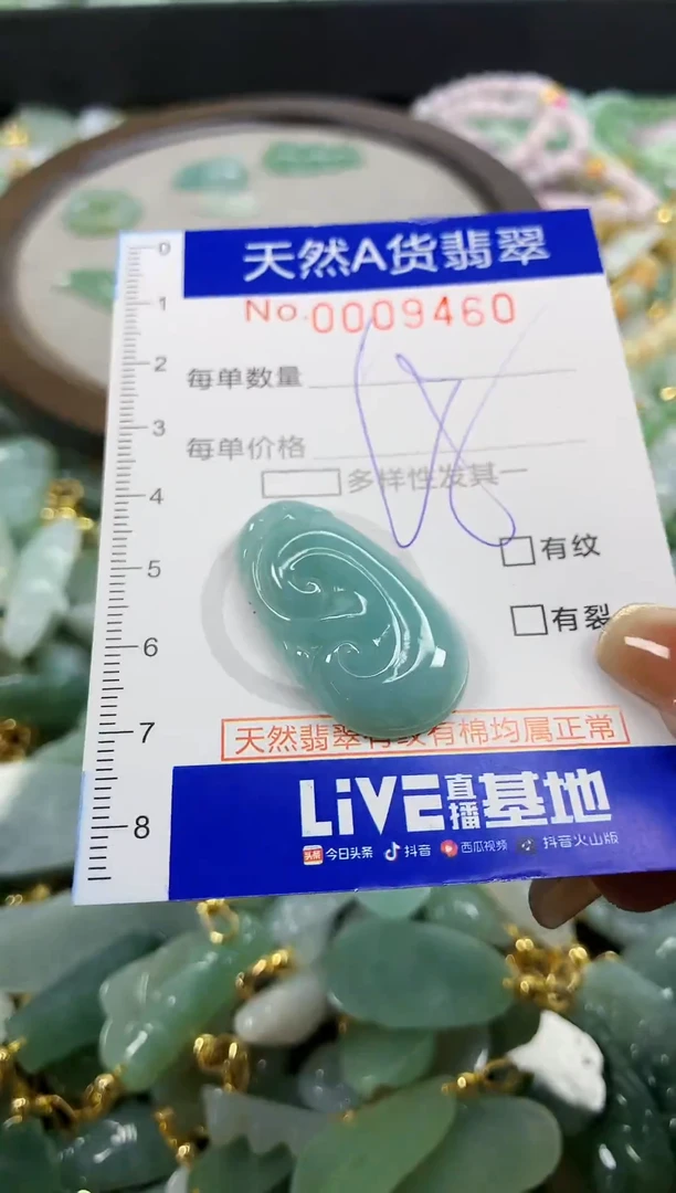 颈饰未镶嵌翡翠天然A货翡翠