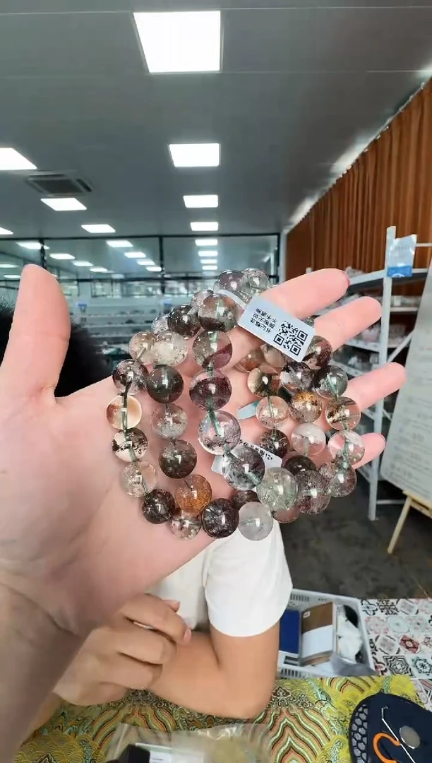 水晶手链未镶嵌CK1132 约12mm多样式发一件