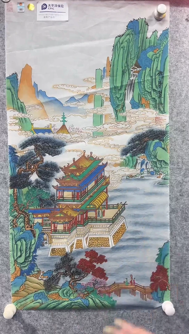 国画张传亭老师的作品3