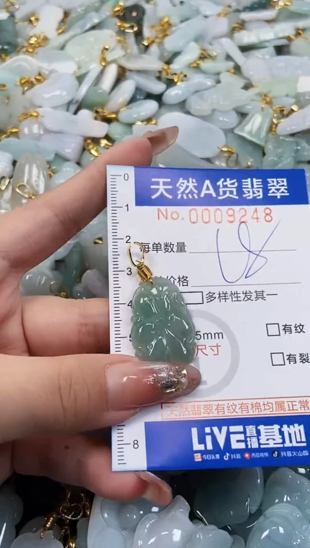 翡翠未镶嵌颈饰天然A货翡翠