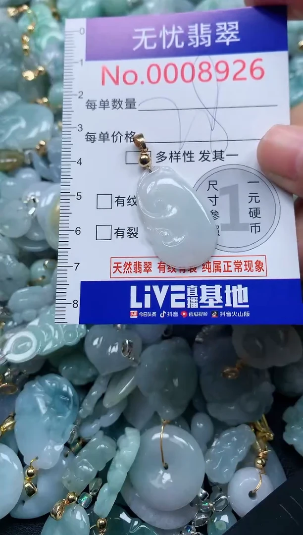 颈饰未镶嵌翡翠8926