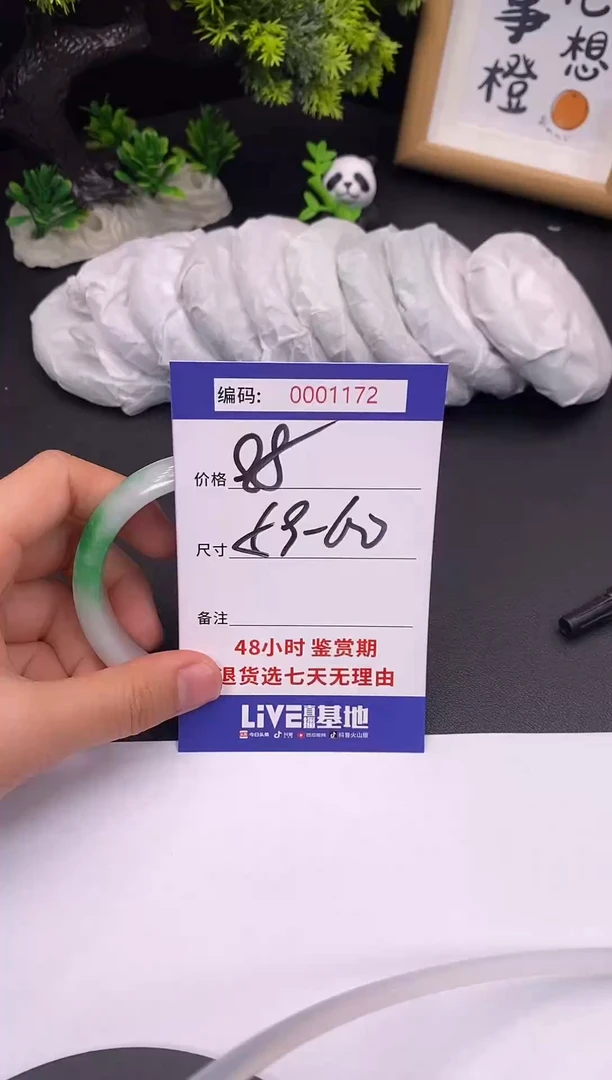 未镶嵌手镯翡翠0001172