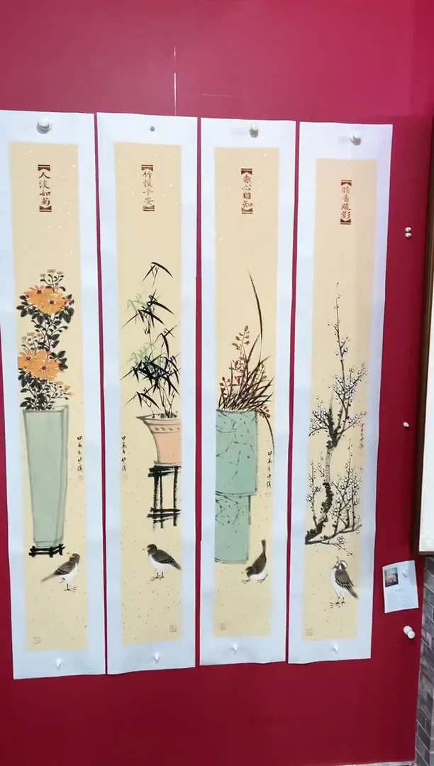 【闪购商品】绘画42林紫仪绘画作品137*17*4