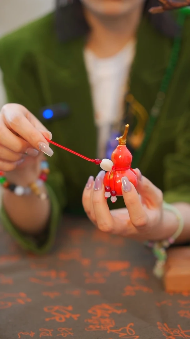 452非遗漆手艺工天然葫芦文玩福禄