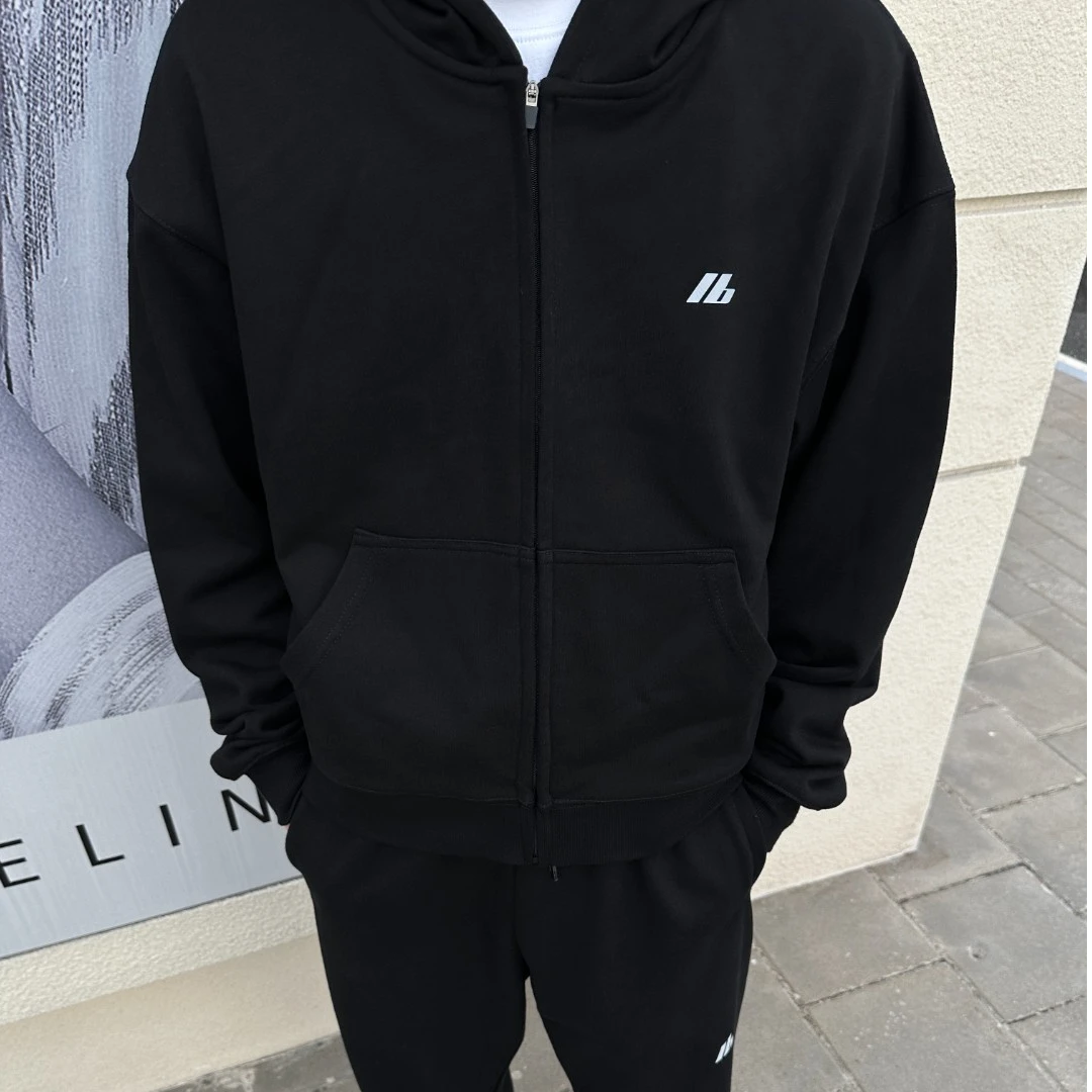 G-TRE 3M反光LOGO宽松休闲外套运动情侣款开衫卫衣