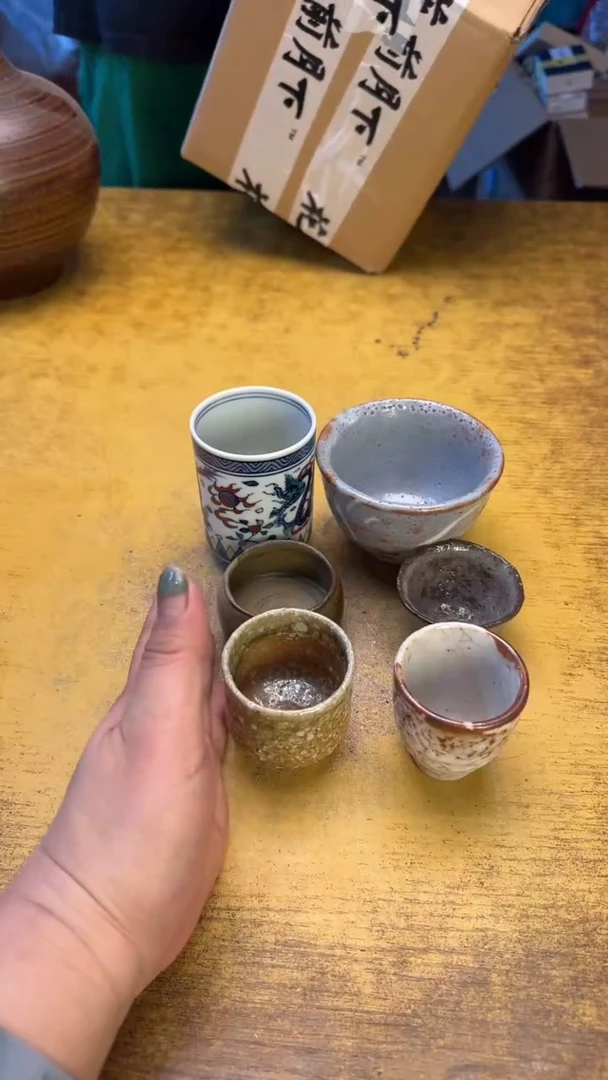 瓷器瓷器瑕疵破破76六件