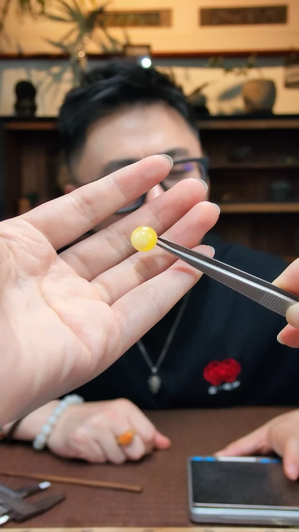 未镶嵌蜜蜡裸石15蜜蜡单珠GW赠链多样性发一