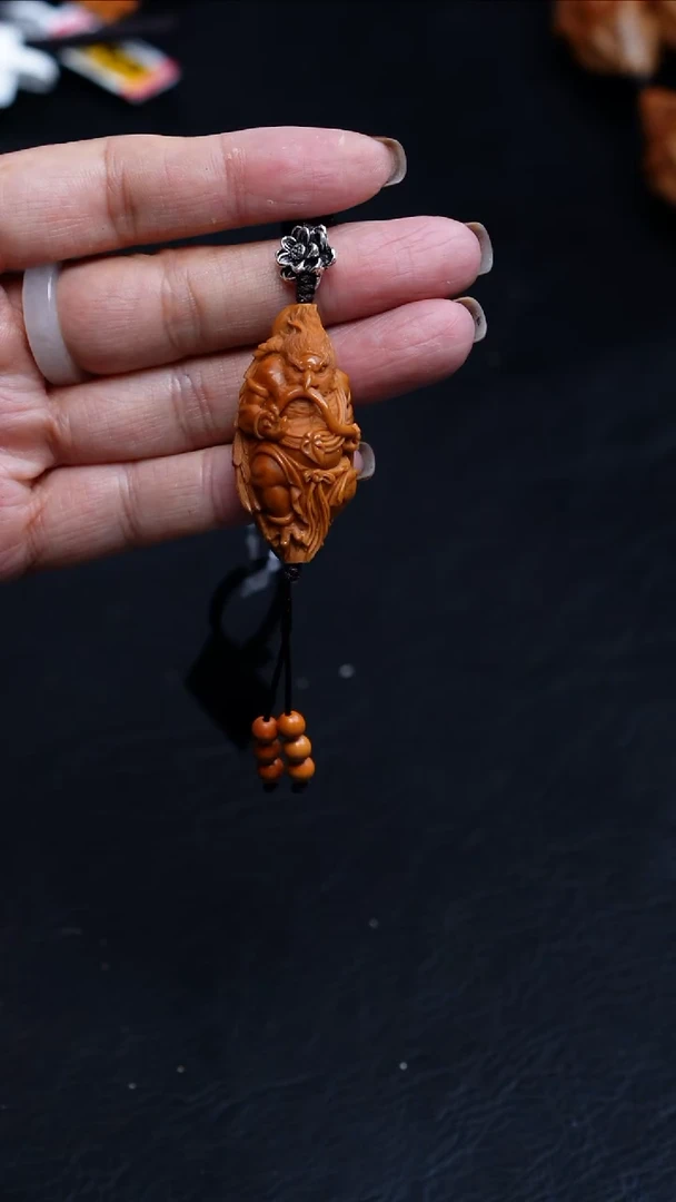 橄榄核吊坠20大鹏鸟单籽