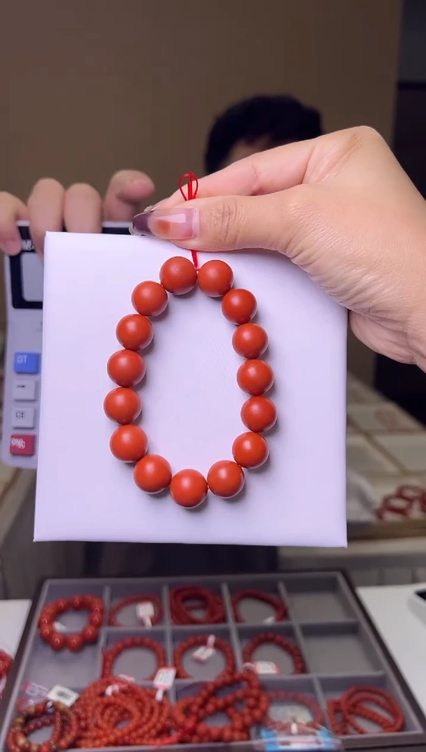 未镶嵌14mm南红玛瑙保山阿东寨圆珠单圈