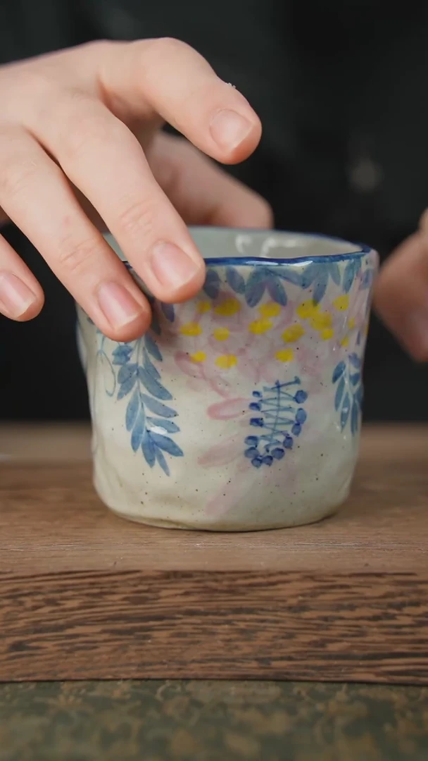 【闪购商品】杯子泥垚手作 景德镇手工手绘器物280