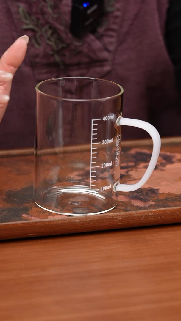 【闪购商品】松风杯/刻度白玉色/不批发