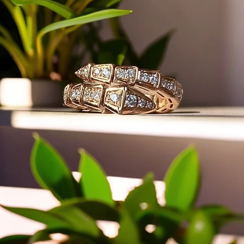 铜合金戒指 时尚经典欧美气质窄版个性轻奢戒指指环M030