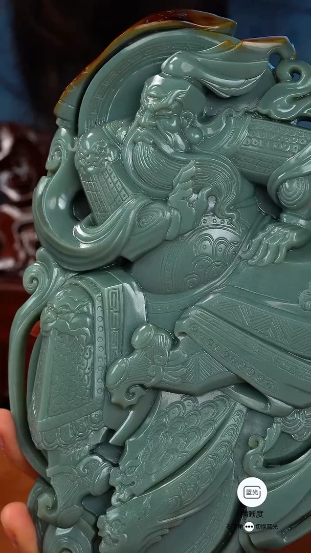 未镶嵌和田玉摆件龙*天忠义千秋