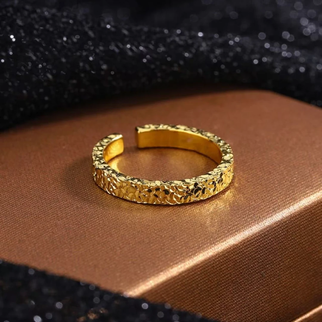 足银戒指 华林宝哥 足银999碎冰冰戒指 BG