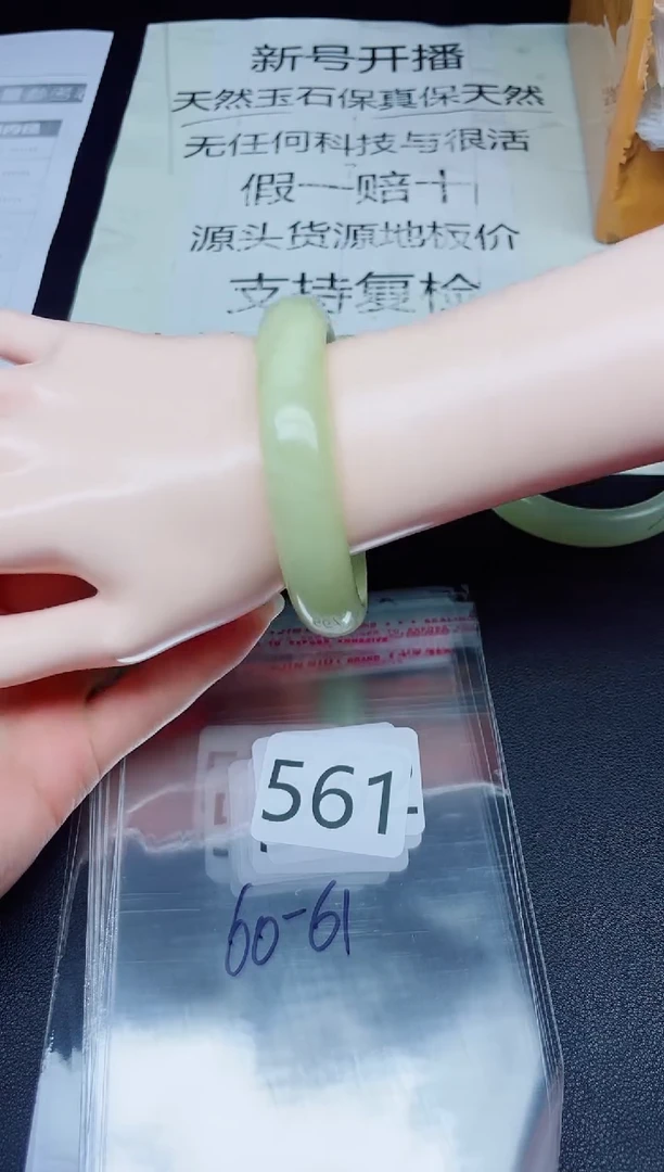 未镶嵌手镯石英质玉561